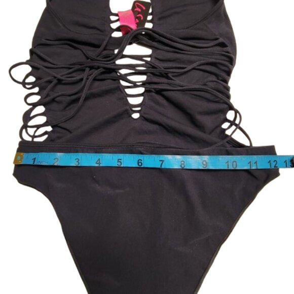 Sexy Black Bodysuit- Size M- NEW With Tags - Picture 4 of 9